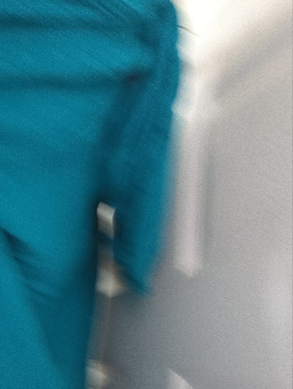 Oh My Gauze! Teal Button-Front Hooded Tunic Size 2 Which Is L - Picture 6 of 9